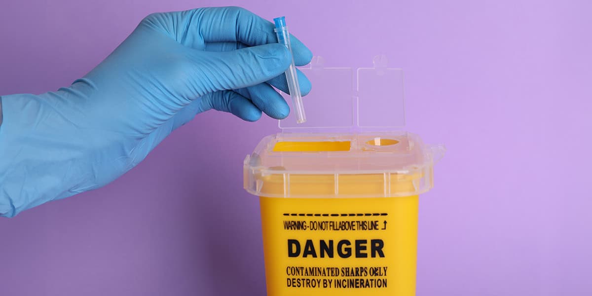 How To Safely Dispose Of Sharps And Needles First Aid Online